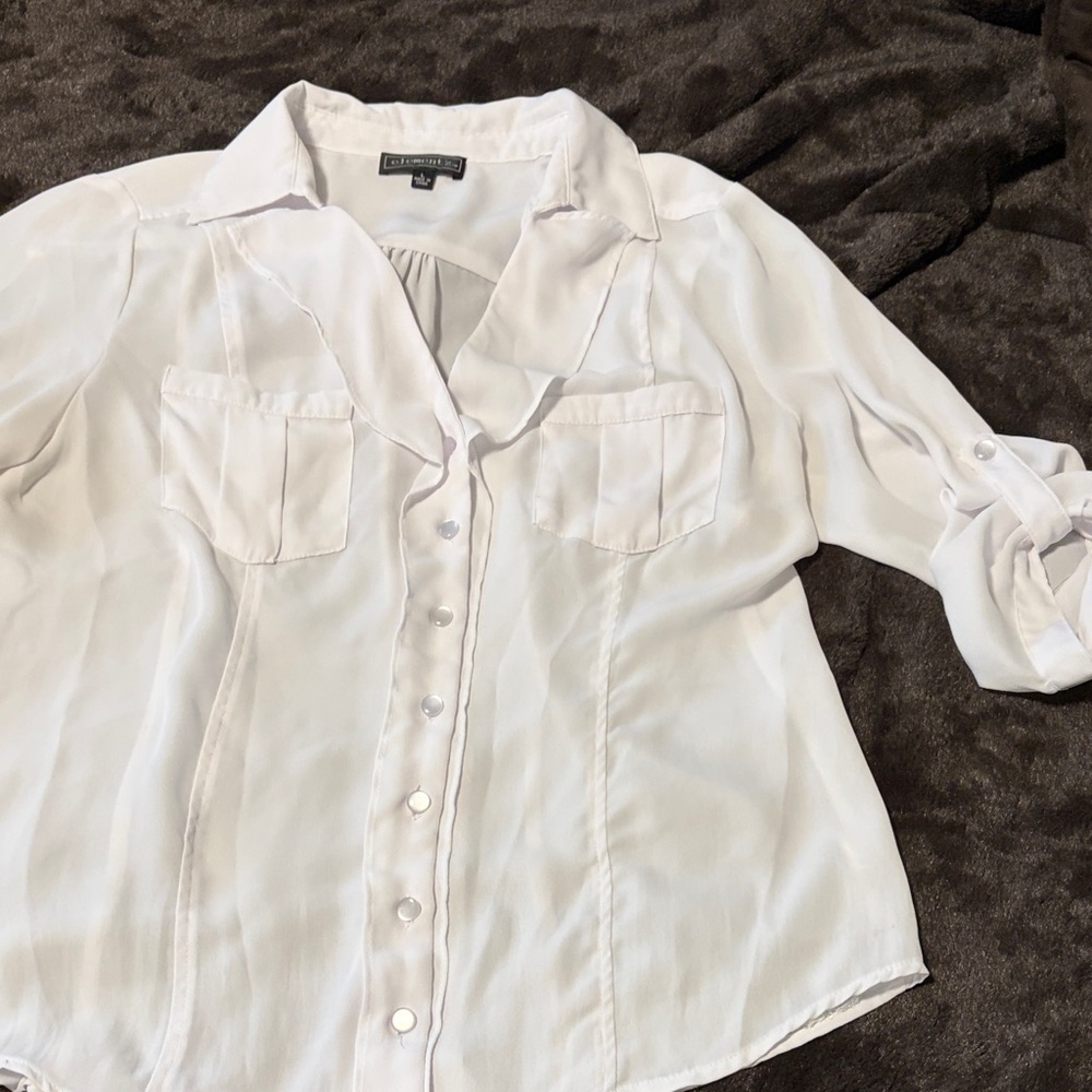 Elementz Classic Cream Blouse